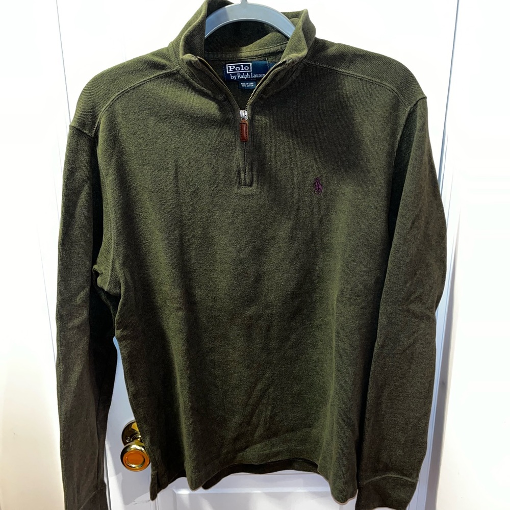 Polo by Ralph Lauren Green Sweater (Small)